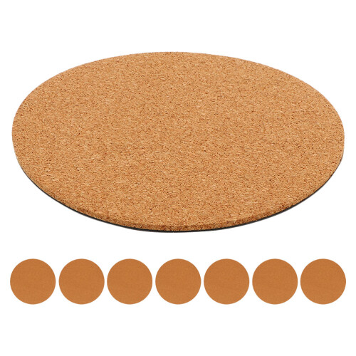 8Pièces Protège-Tables Liège Marron Absorbant Pour Pots Maison