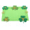 4Sets Light Green Felt DIY St Patricks Day Photo Frames with Shamrocks 1