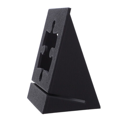 3Pcs Black Puzzle Lid Display Base and Portable Puzzle Accessory Stand 1