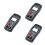 3Pcs Digital Moisture Meter Wood Damp Hygrometer Fast Reading Black 3