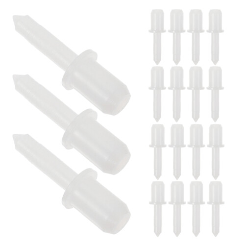150Pcs White Plastic Shutter Repair Kit for Louvers Fix