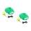 2Sets Single Player Tennis Trainer with Durable Base and Rebound Ball 4