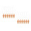 12Pièces Nez Costume Sorcière Beige Reutilisable Pour Cosplay 8