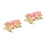 4Pièces Anklets Roses Cloches Pour Danse Et De 7