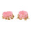 4Pièces Anklets Roses Cloches Pour Danse Et De 3