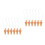 12Pièces Nez Costume Sorcière Beige Reutilisable Pour Cosplay 4