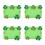 4Sets Light Green Felt DIY St Patricks Day Photo Frames with Shamrocks 9