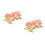 4Pièces Anklets Roses Cloches Pour Danse Et De 4