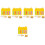 5Sets Color Sorting Toy Wooden Board for Toddler Learning Play 5