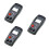 3Pcs Digital Moisture Meter Wood Damp Hygrometer Fast Reading Black 4