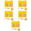 5Sets Color Sorting Toy Wooden Board for Toddler Learning Play 8