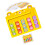 5Sets Color Sorting Toy Wooden Board for Toddler Learning Play 1