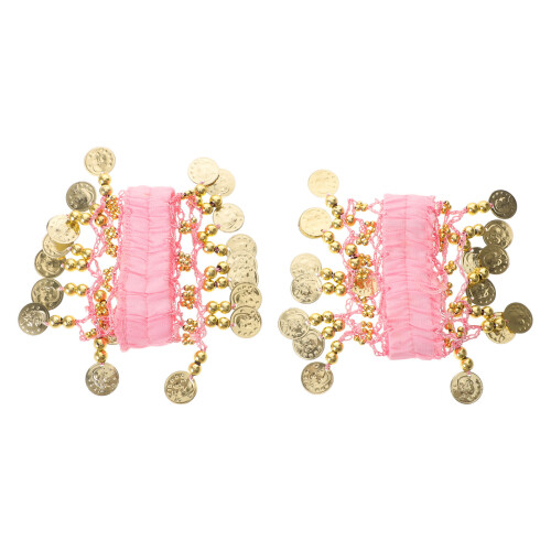 4Pièces Anklets Roses Cloches Pour Danse Et De 1