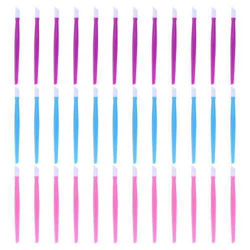 450Pcs Nail Art Sticks Plastic Cuticle Remover Pusher for DIY Nails