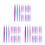 450Pcs Nail Art Sticks Plastic Cuticle Remover Pusher for DIY Nails 6