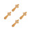 4Pcs Compact Olive Wood Crosses Christian Keepsakes for Confirmation 4