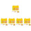 5Sets Color Sorting Toy Wooden Board for Toddler Learning Play 6