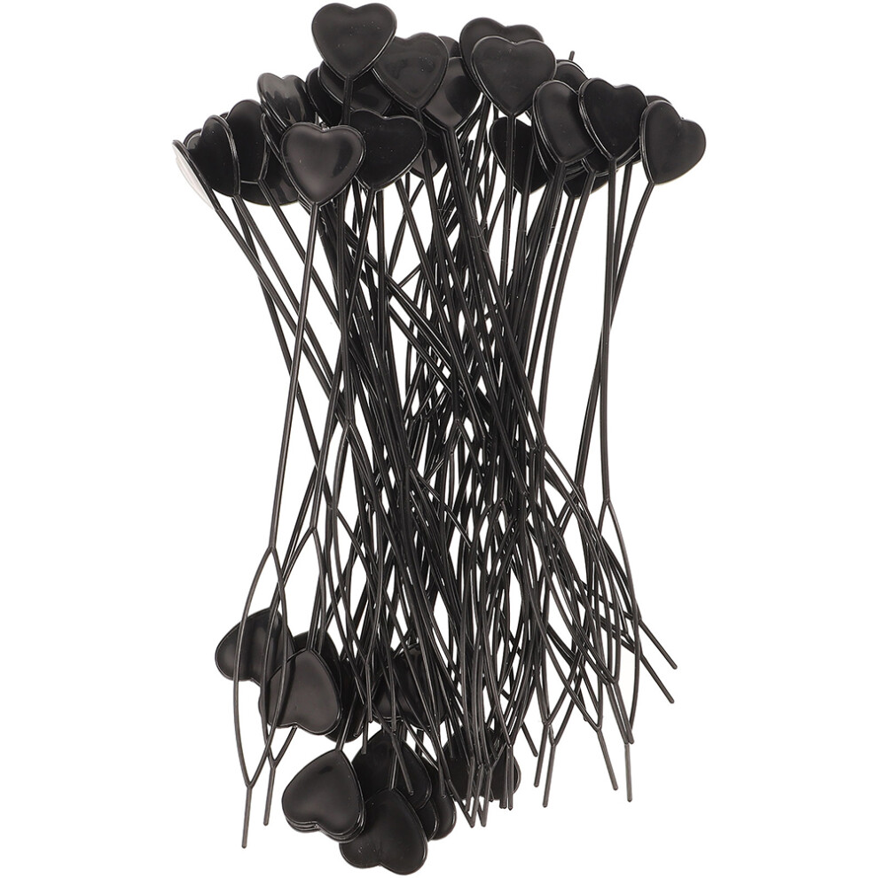 Ohphcall 200Pcs Black Hair Beading And Braiding Plastic Tools For Quick Updo
