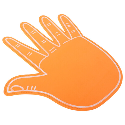 5Pièces Props Cheering Orange Eva Main Pour Animations Sport 2