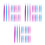 450Pcs Nail Art Sticks Plastic Cuticle Remover Pusher for DIY Nails 10