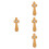 4Pcs Compact Olive Wood Crosses Christian Keepsakes for Confirmation 9