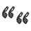 4Pcs Stable Bike Stem Extender Black Cycling Computer Mount 9
