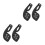4Pcs Stable Bike Stem Extender Black Cycling Computer Mount 6