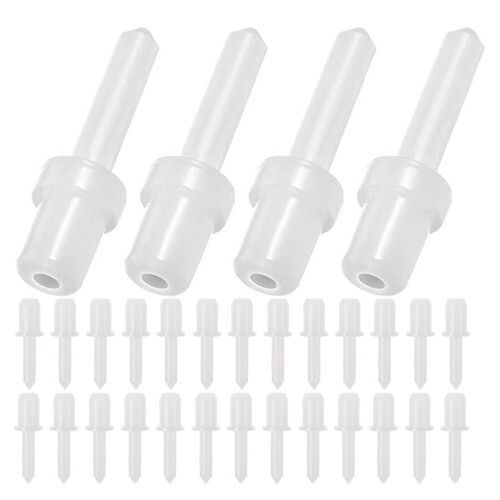 150Pcs White Plastic Shutter Repair Kit for Louvers Fix 1