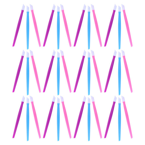 450Pcs Nail Art Sticks Plastic Cuticle Remover Pusher for DIY Nails 2