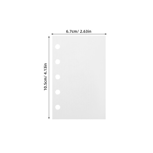 100Pièces Inserts Recharge Papier Release Pour Stickers 2