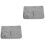 2Pcs Grey Cotton Pet Heating Pad No Electric Self Warming Mat for Pets 4