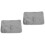 2Pcs Grey Cotton Pet Heating Pad No Electric Self Warming Mat for Pets 5