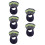 5Pièces Brim Casque Bleu Pe Anti-Uv Accessoire Construction 6