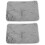 2Pcs Grey Cotton Pet Heating Pad No Electric Self Warming Mat for Pets 6