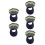 5Pièces Brim Casque Bleu Pe Anti-Uv Accessoire Construction 7