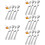 5 Pack Stirrers Swizzle Sticks For Cocktails Hanging Coffee Spoon 10