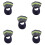 5Pièces Brim Casque Bleu Pe Anti-Uv Accessoire Construction 4