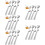 5 Pack Stirrers Swizzle Sticks For Cocktails Hanging Coffee Spoon 11