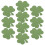 3Sets Green Leaf Paper Cutouts Decorative Wall Art for Classroom Decor 2