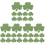 3Sets Green Leaf Paper Cutouts Decorative Wall Art for Classroom Decor 3