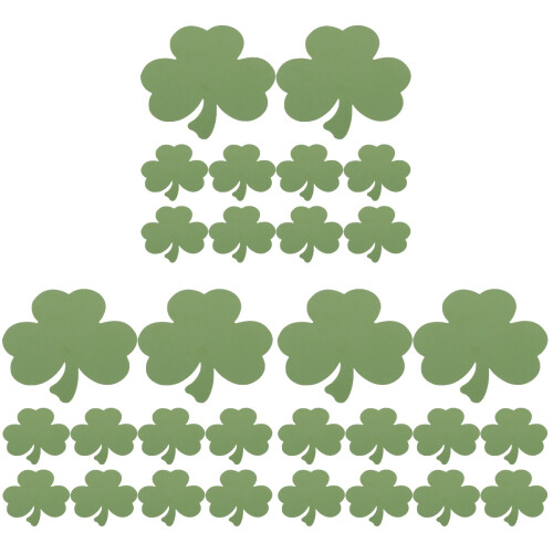 3Sets Green Leaf Paper Cutouts Decorative Wall Art for Classroom Decor 2