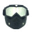 2Pcs Motorcycle Face Mask with Uv400 Goggles Assorted Color 1