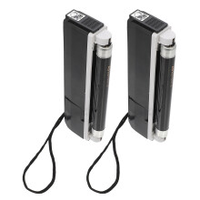 2Pcs Compact Black Auto Glass Repair Lamp with Efficient Curing