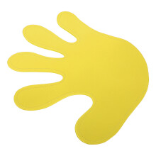 4Pièces Mains En Eva Légères Jaunes Pour Animations Sportives