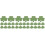 3Sets Green Leaf Paper Cutouts Decorative Wall Art for Classroom Decor 5