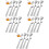 5 Pack Stirrers Swizzle Sticks For Cocktails Hanging Coffee Spoon 7