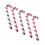 20Pcs Inflatable Candy Cane Crutches White Stripe Holiday Decoration 1
