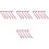 20Pcs Inflatable Candy Cane Crutches White Stripe Holiday Decoration 4