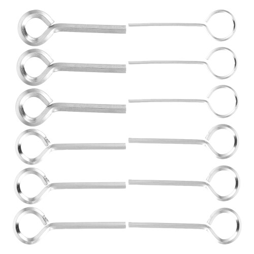 36Pièces Hexagonales Multi-Usages Argentées Pour Usage 2
