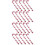 20Pcs Inflatable Candy Cane Crutches White Stripe Holiday Decoration 9